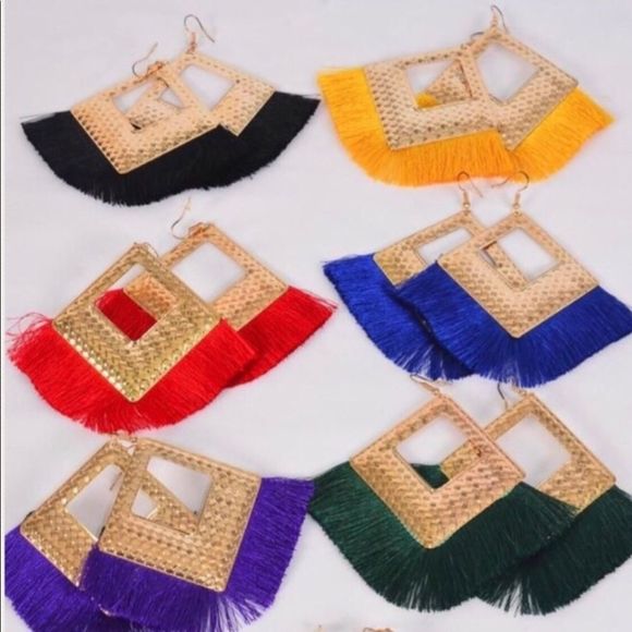 BOHO Tassel Earrings - Picture 3 of 7